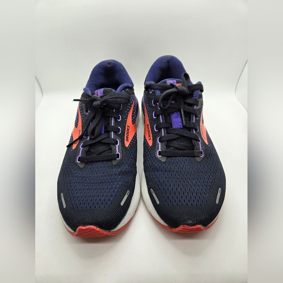 Brooks Adrenaline GTS 22 Shoes Women's 8 B Blue Black Running Training Sneakers - Picture 2 of 10